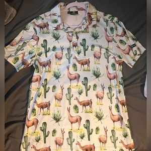 Funny llamas golf tee